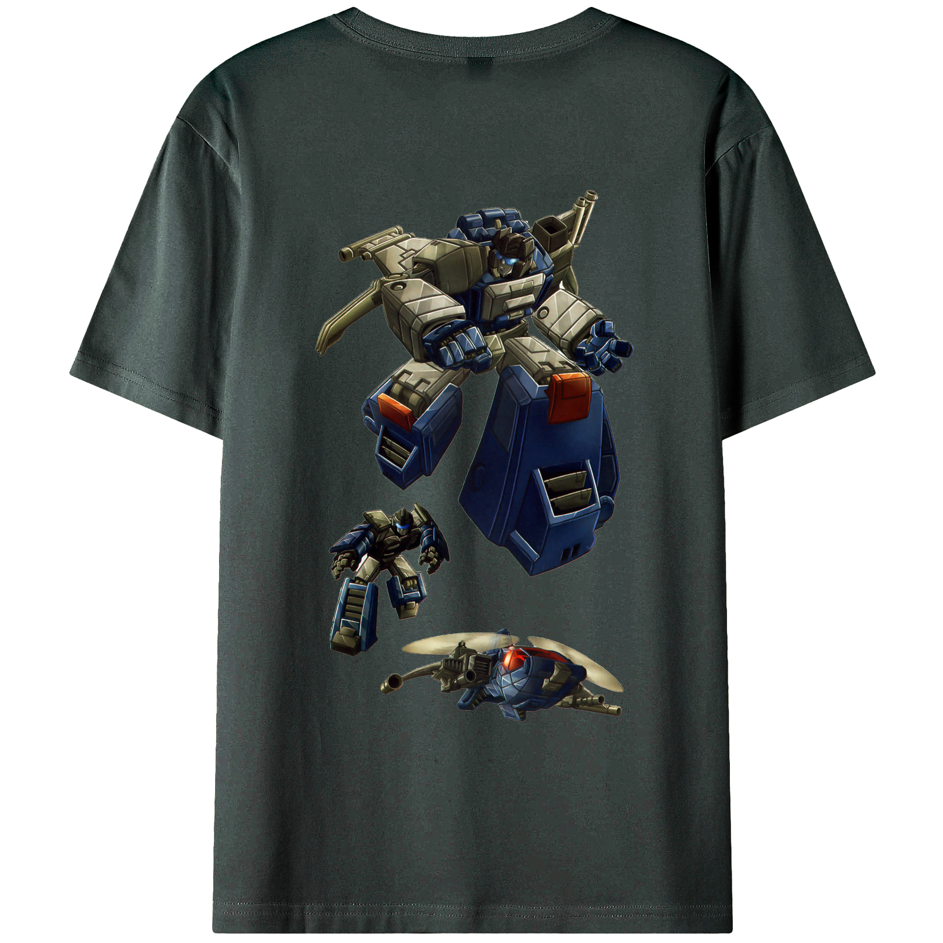 （画像用）  綿100％ メンズ半袖Tシャツ（バックプリント） 通気性